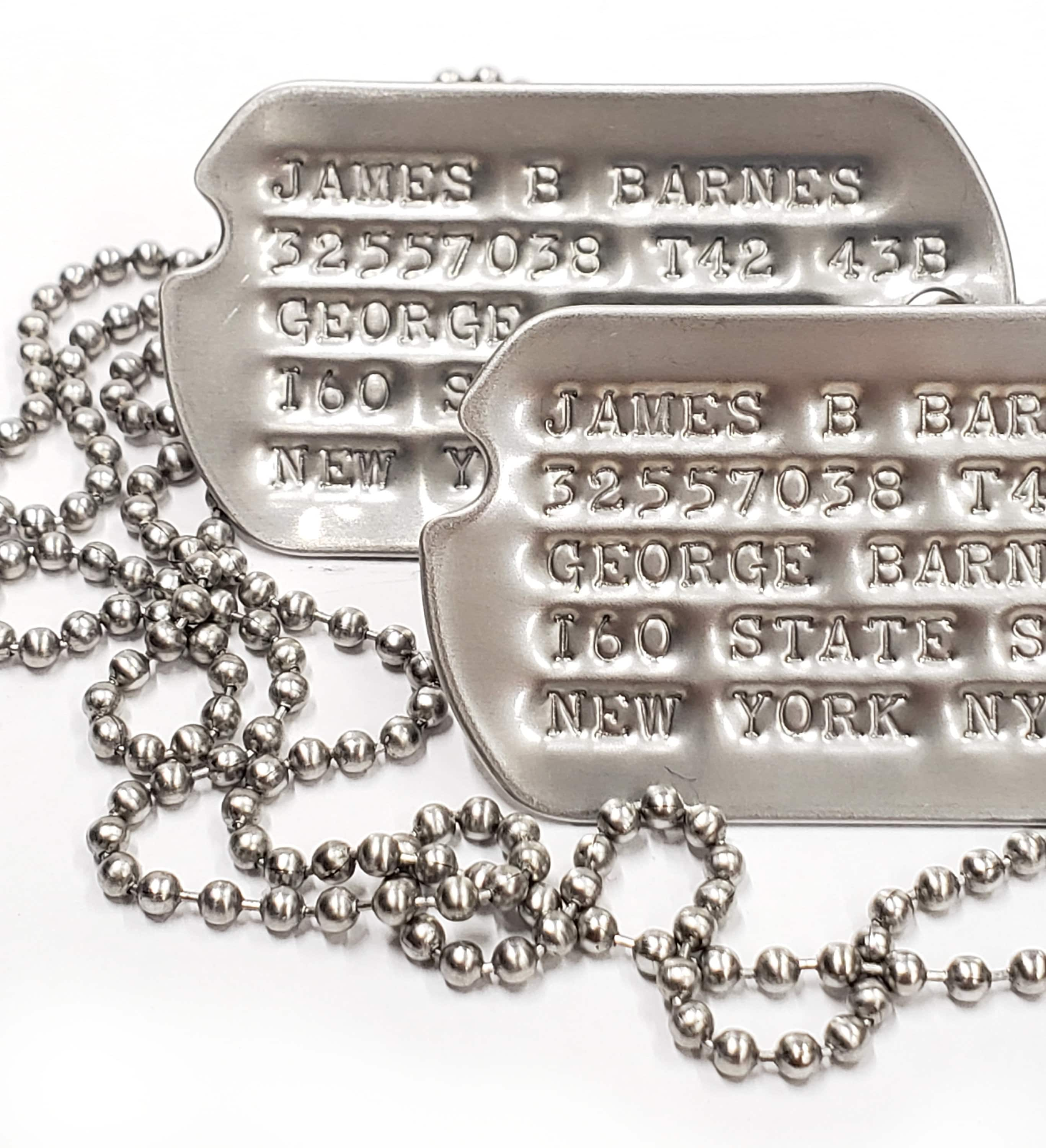 Military Dog Tags Gifts Baby One-Piece for Sale by WUOdesigns