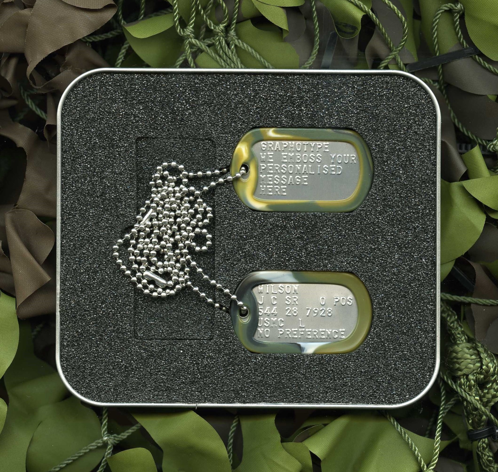 British Army Dog Tags, World War II In Dog Tags & Carabiners - Foto 7