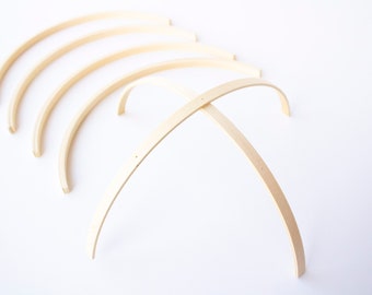 Bulk Baby Mobile Frames x 10 - Wholesale Baby Mobile Hanging Frames - Baby Mobile Wooden Arch Hangers - DIY Baby Mobile - Wooden Arches