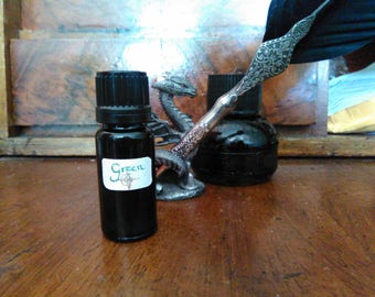 Natural dark green ink, handmade ink, ink for drawing and writing