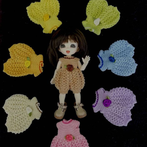 Handmade Crochet Pukifee Rompers - Available in 8 Pastel Colours