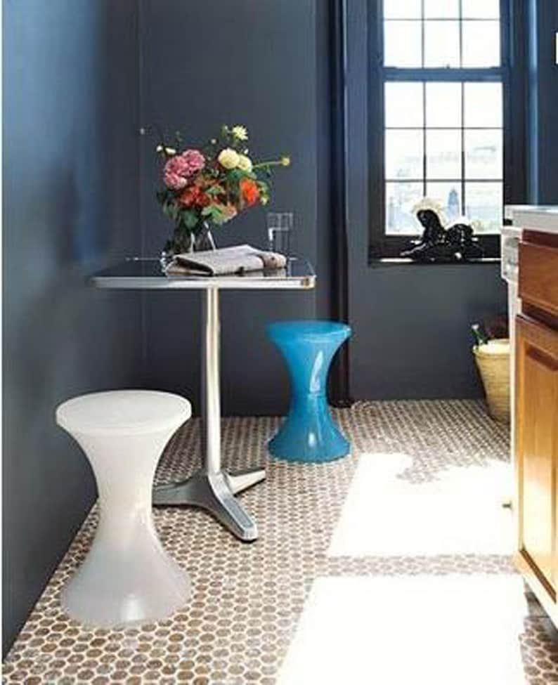 1 Cork Mosaic Tile, BLACK COLOR, for Floors, Walls, Bathroom, Kitchen