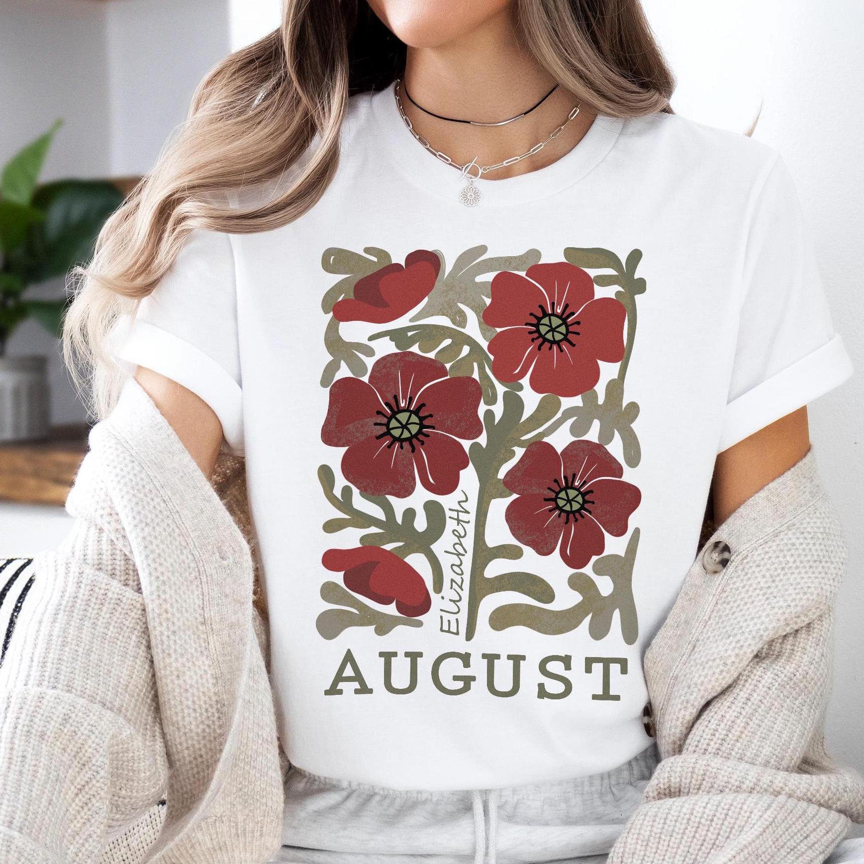 Poppy Flower Blouse - Etsy