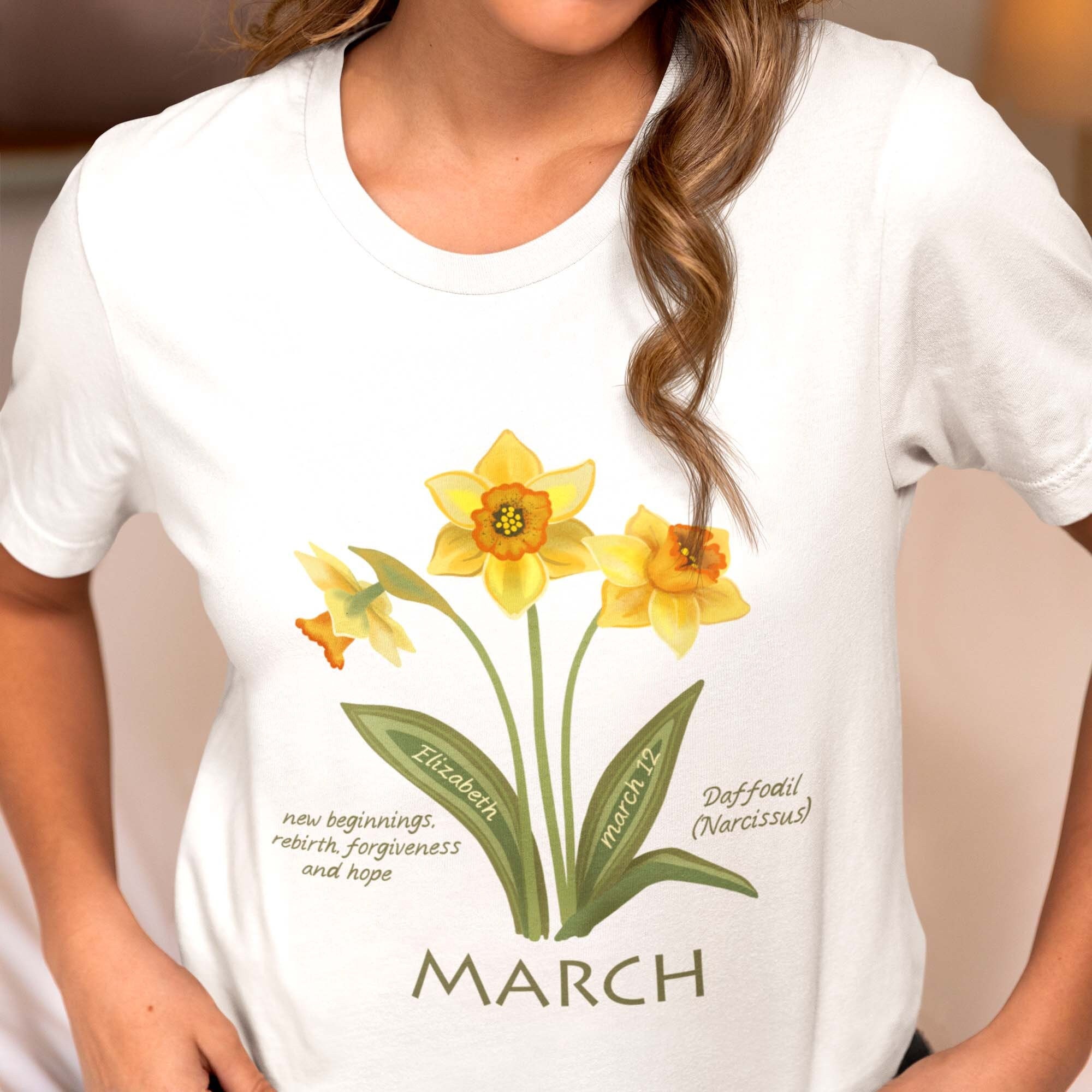 Daffodil Tee Shirt - Etsy