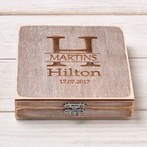 Umidificatore di sigari personalizzato, portasigari groomsmen, scatola di legno incisa per uomo regalo, best man proposal box