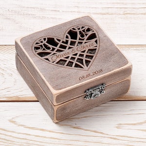 Ring Bearer Box, Wedding Ring Box, Personalized Ring Box, Rustic Wedding Ring Holder, Ring Pillow, Ring Bearer Box, Custom Wooden Box