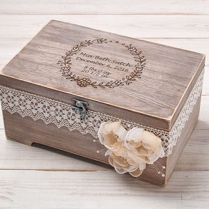 Baby Memory Box Zeit Kapsel Box Neue Baby Andenken Box Personalisierte Neugeborenen Geschenk Neue Baby Mädchen Geschenk Geburt Box Andenken Box Schatztruhe