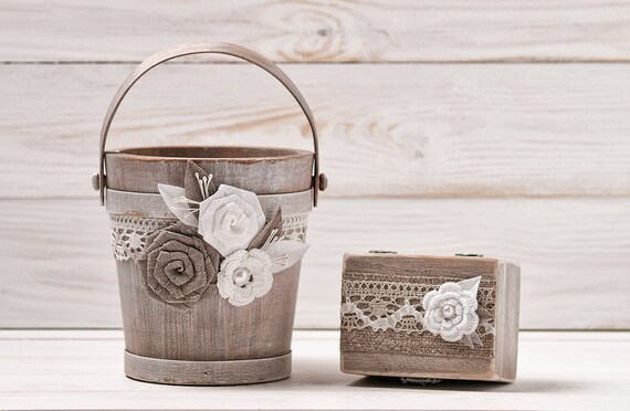 flower girl box basket