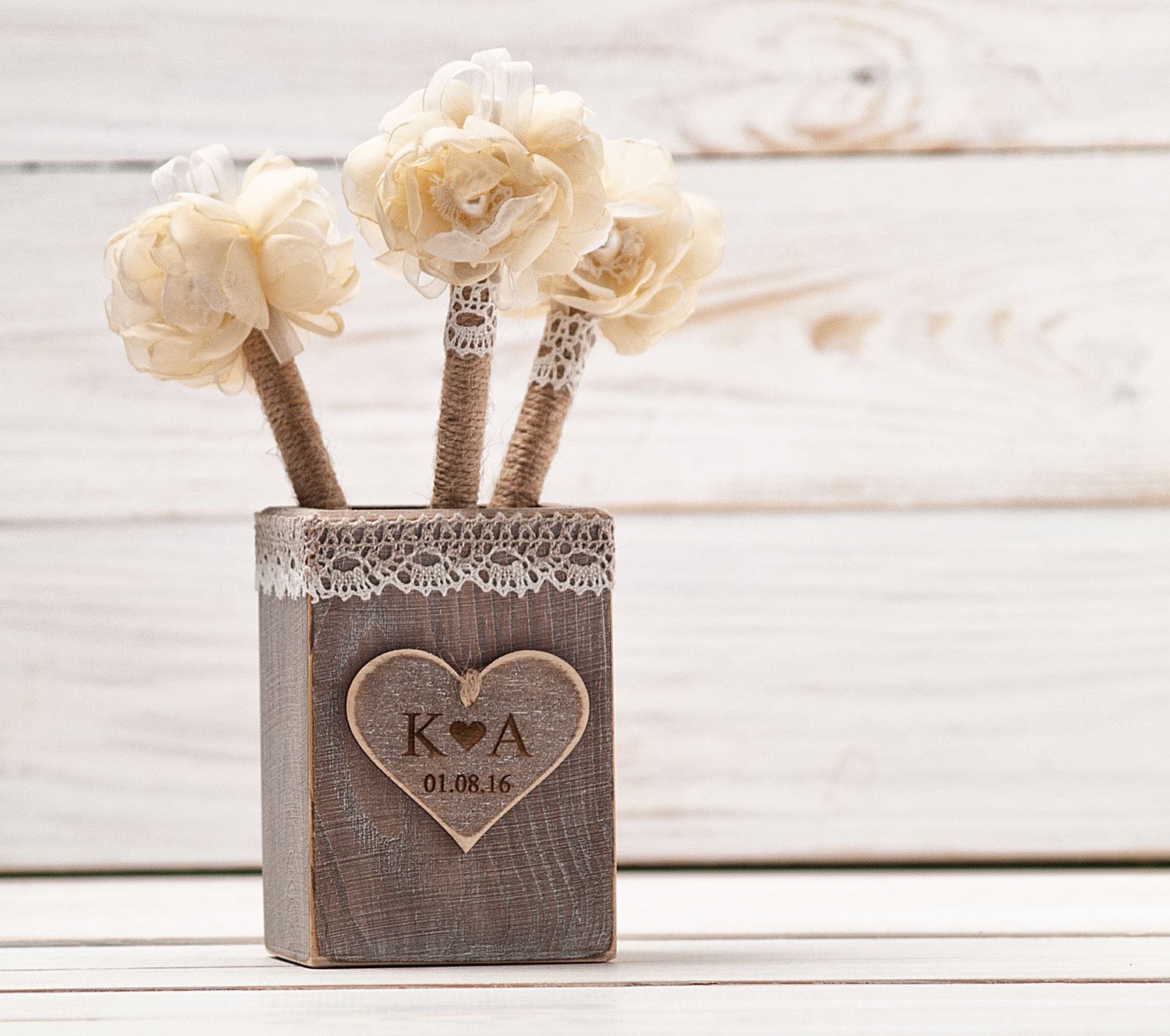 Guest Book Pen Holder Wedding Pen Rustic Guestbook Pens Rustic Etsy