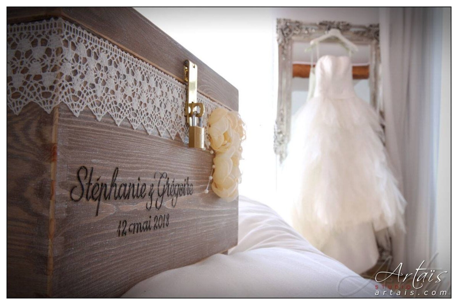 Wedding Money Box With a Lock Key Keepsake Chest Custom Wooden Etsy