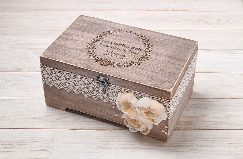 personalized baby memory box