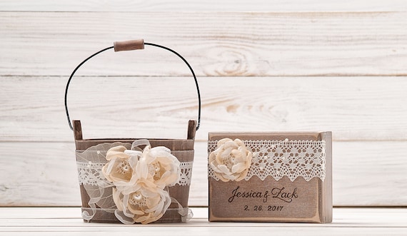 flower girl box basket