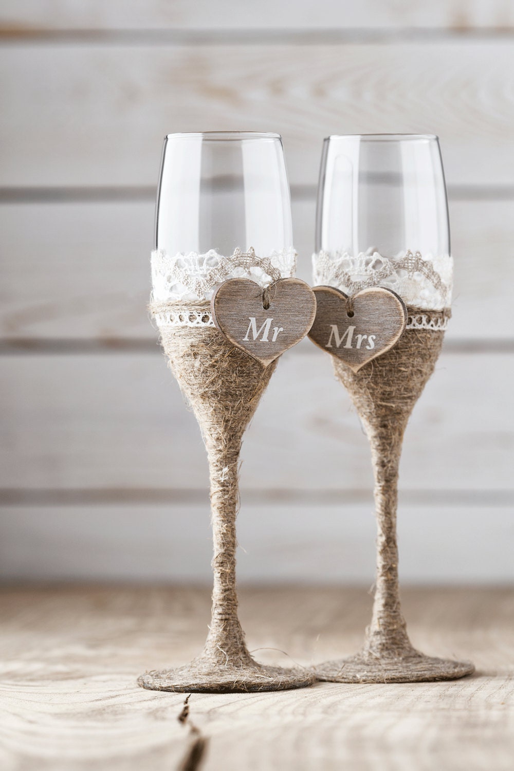 Classic Monogram Stemless Champagne Flutes & Wine Glasses