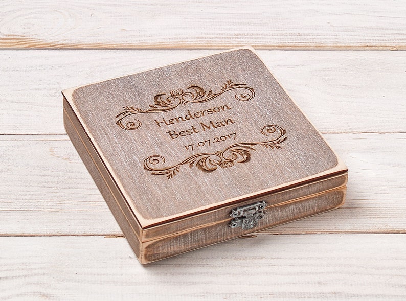 Will You Be My Groomsman Ciga!   r Box Best Man Proposal Gift For Man Boyfriend Wooden Cigar Cigarette Holder Humidor Bachelor Wedding Party - 