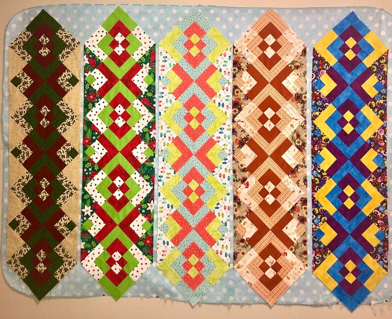 Inside Out Table Runner Pattern - PDF - Etsy