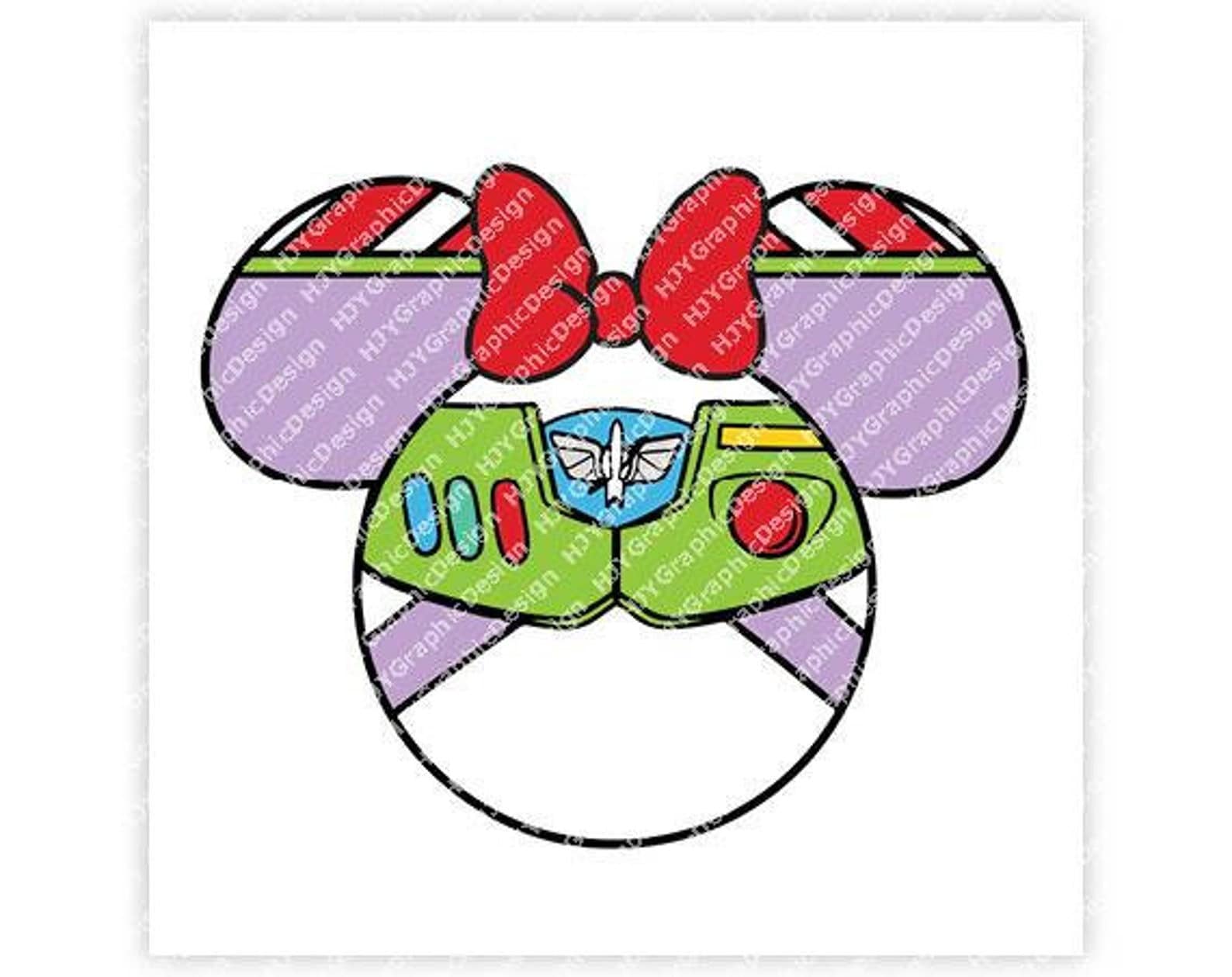 minnie mouse pack of 2 Motif Iron/Sew On