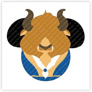 Bestia, Mickey, Mouse, Cabeza, Icono, Orejas, Digital, Descargar, Camiseta, Cortar archivo, SVG, Iron on, Transferir