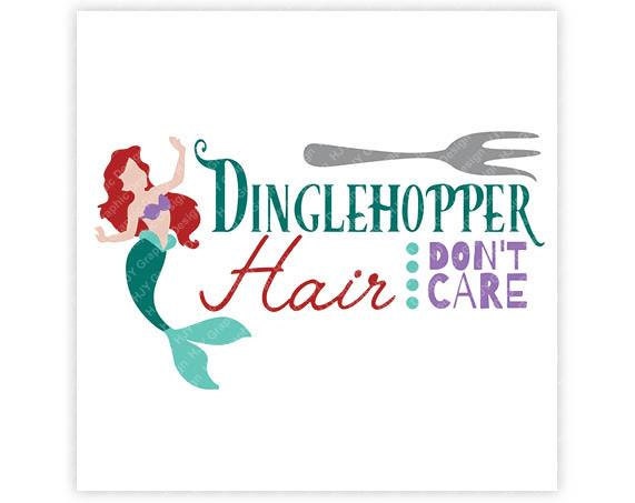 Disney, Mermaid Hair, Don't Care, Little Mermaid, Dinglehopper, Fork, ...