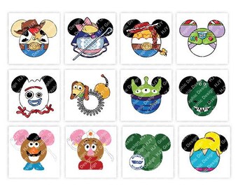 Toy, Story, Woody, Bo Peep, Jessie, Buzz, Forky, Slinky, Mickey, Minnie, Mouse, Digital, Download, TShirt, Cut File, SVG, Iron on, Transfer