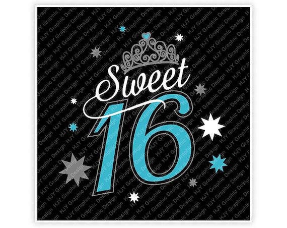 Free Free Sweet 16 Birthday Svg 877 SVG PNG EPS DXF File