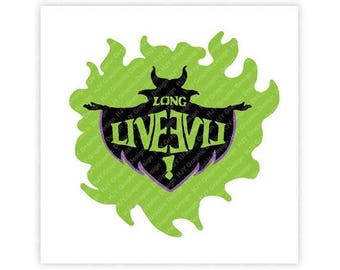 Descendants 2, Long Live Evil, Maleficent, Cape, Green Smoke, Digital, Download, TShirt, Cut File, SVG, Iron on, Transfer