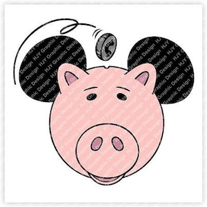 Download Baby Mickey Mouse Head Ears With Pacifier First Christmas Etsy