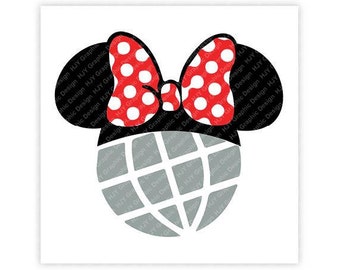Disney, Epcot, Icon Minnie Mouse Head, Icon Mickey Mouse Head, Mouse Ears, Digital, Download, TShirt, Cut File, SVG, Iron on, Transfer