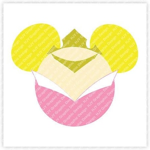 Sleeping, Beauty, Aurora, Princess, Crown, Minnie, Mouse, Head, Icon, Ears, Digital, Download, TShirt, Cut File, SVG, Iron on, Transfer