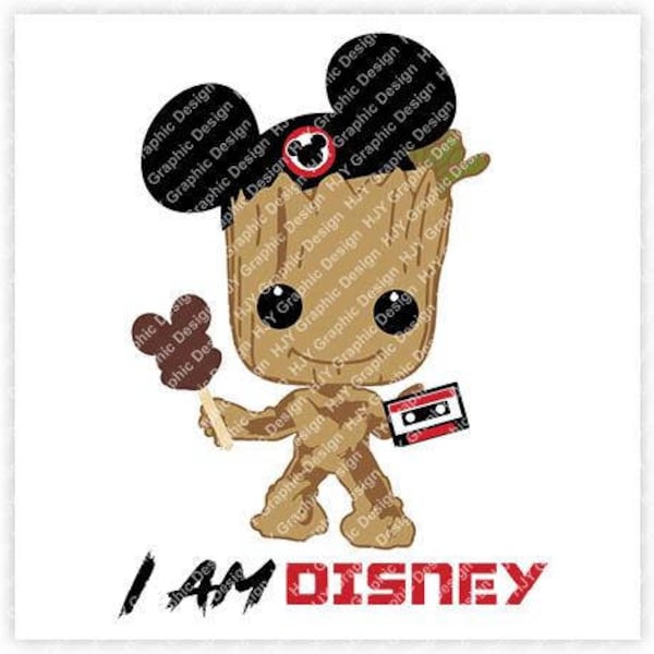 Groot, Guardians, Galaxy, Baby, Mickey, Mouse, Ears, Tape, Digital, Download, TShirt, Cut File, SVG, Iron on, Transfer