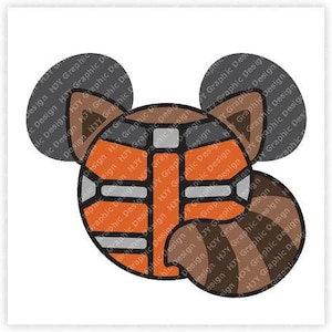 Rocket, Raccoon, Guardians, Galaxy, Mickey, Mouse, Ears, Digital, Download, TShirt, Cut File, SVG, Iron on, Transfer
