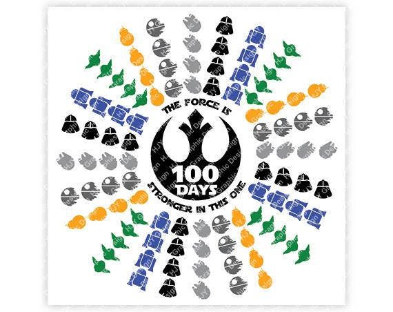 100 days of school star wars shirt