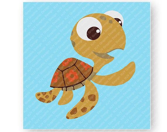 Disney Squirt Encontrar Nemo Encontrar Dory Tortuga Etsy