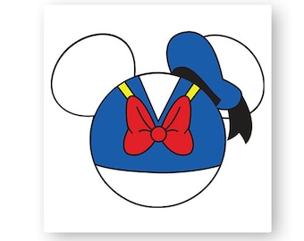 Donald Duck Mickey Mouse Head Icon Ears 