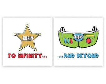 Toy, Story, To Infinity, And Beyond, Woody, Buzz, Lightyear, Digital, Download, TShirt, Cut File, SVG, Iron on, Transfer