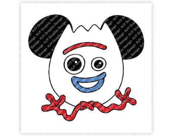 Toy, Story, Forkey, Spork, Mickey, Mouse, Head, Icon, Ears, Digital, Download, TShirt, Cut File, SVG, Iron on, Transfer