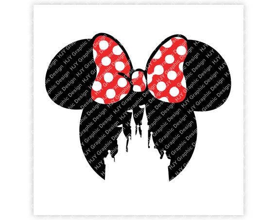 Download Disney château Mickey Minnie souris tête icône | Etsy