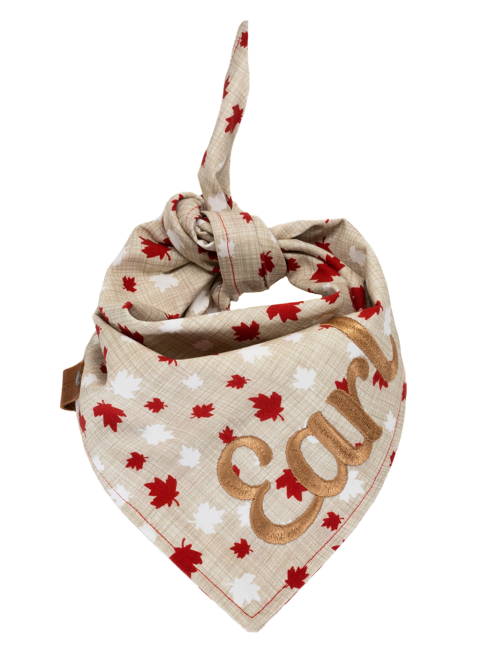 Canada Day Dog Bandana Canadian Puppy Scarf Embroidered Name Etsy