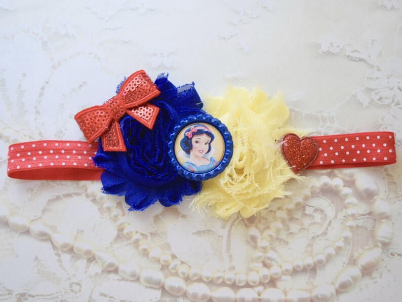 Snow White Headband Belle Headband Disney Headband Disney Etsy