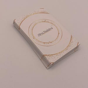 Cartes Oracle avec lettre hébraïque | Deck Inspiration au format de poche | Messages et affirmations quotidiens inspirants | Orientation spirituelle