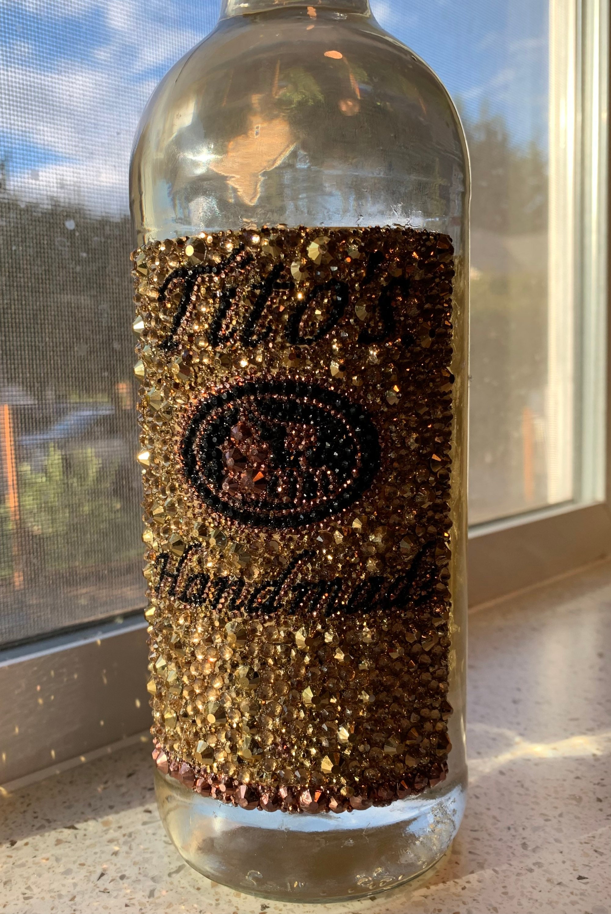 Sticker Bottle Rhinestone Bling Rhinestone Bottles - Etsy