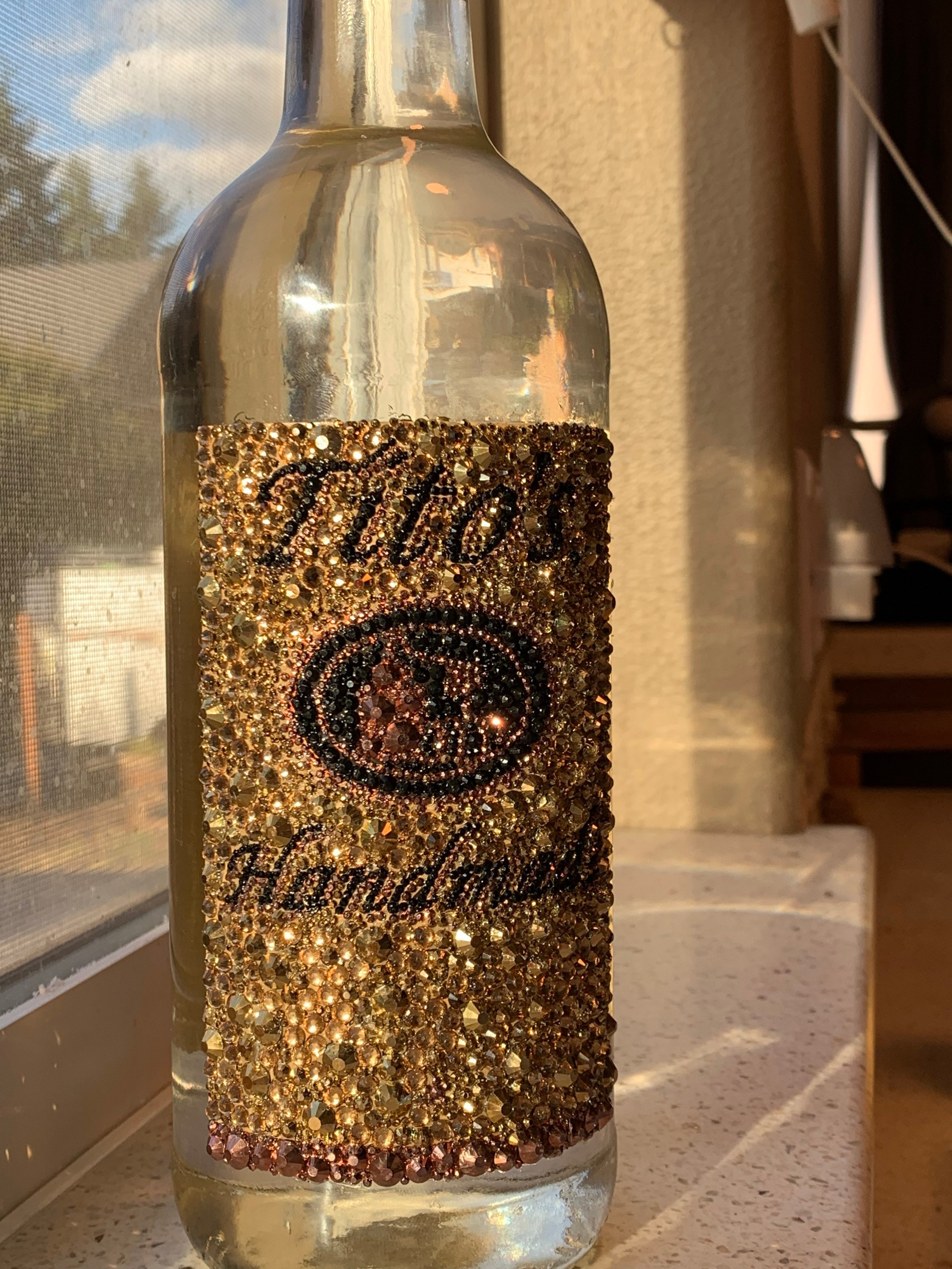 Sticker Bottle Rhinestone Bling Rhinestone Bottles - Etsy