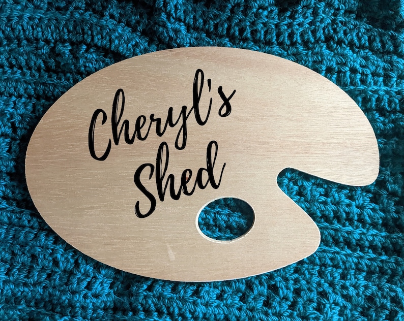 Personalized Artist Palette Engraved Wooden Art Palette Artist Gift