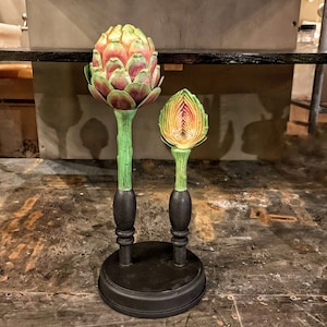 Botanisch model artisjokdoorsnede: