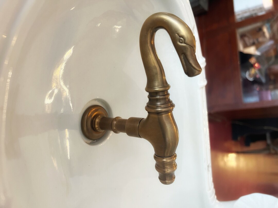 Faucet With Swan Head, Gargoyle Faucet, Cold Water Faucet for Fountain