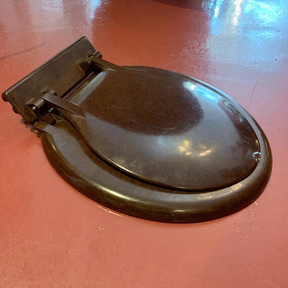 Vintage toilet seat bakelite Etsy