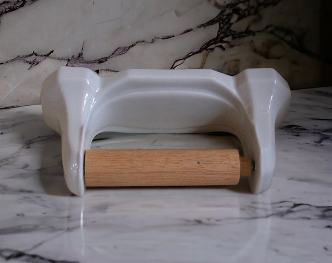 Toilet Rol Holder Ceramic, Porcelain Toilet Paper Holder in Art Deco ...