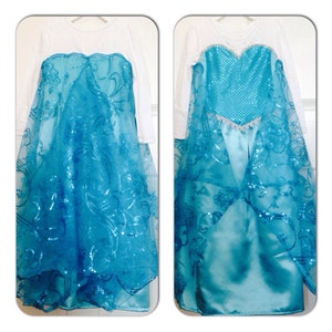 Disney: Frozen Inspired Elsa Costume Princess Dress - Etsy