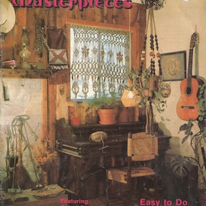 Macrame Masterpieces  - Vintage macrame magazine - Digital download in PDF format - feat. Spiral Staircase, Lion&#39;s Cradle, and more projects