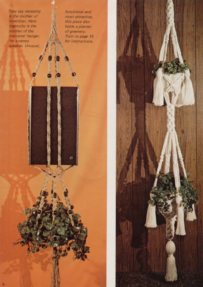 Macrame Magic Vintage Macrame Book Digital Download in PDF Format Etsy