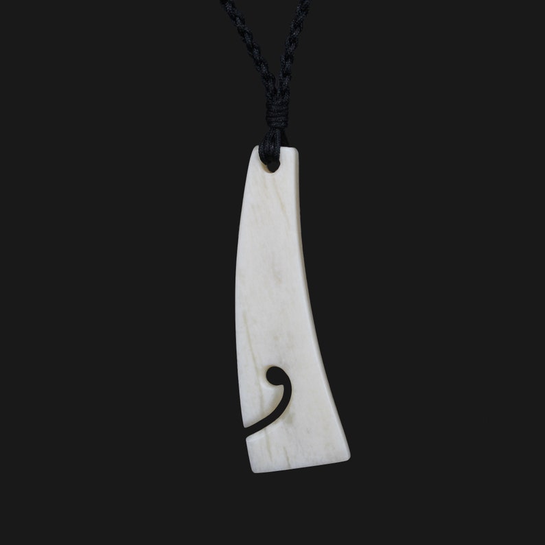 Maori toki Adze pendant Initial Necklace Jewelry Personalized Pendant best Gift for her/him New Zealand bone carving image 3